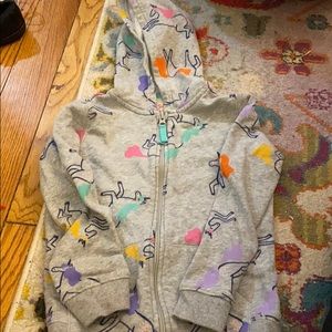 Cat & Jack unicorn hoodie 6/6x